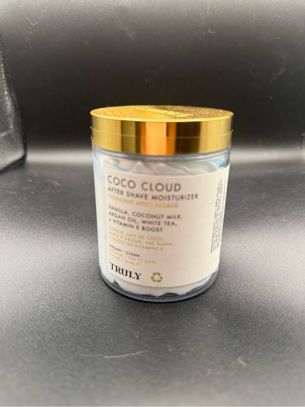 TRULY Coco Cloud After Shave Moisturizer - Light Blue & Gold